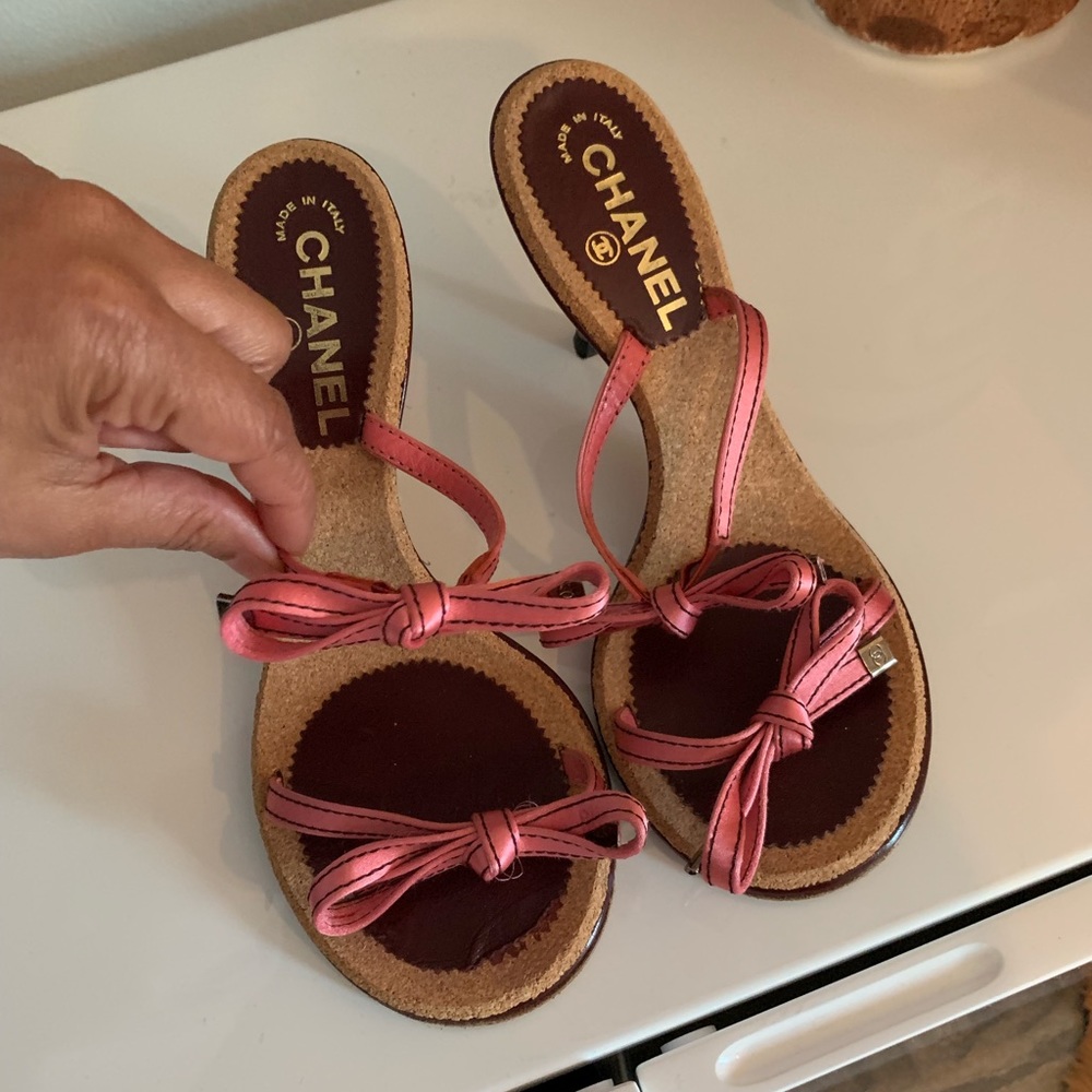 Chanel Bow Sandals